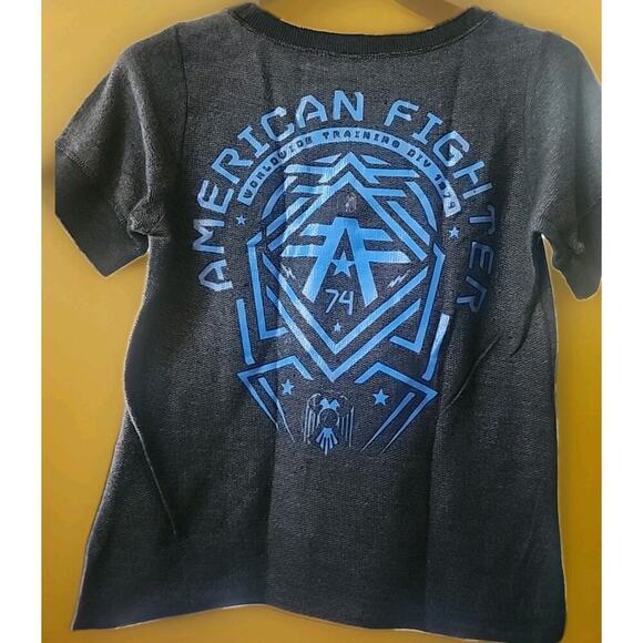 AMERICAN FIGHTER Women's T-Shirt ADDY Athletic Large Thermal A97 Nwt Excellent - Picture 3 of 6